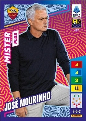 Panini Footballers Adrenalyn XL Serie A 2023-24 487 Mourinho Roma Mister PLUS