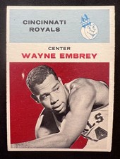 1961-62 Fleer Wayne Embrey #12 ~ Vintage HOF  ~ Cincinnati Royals 🎯