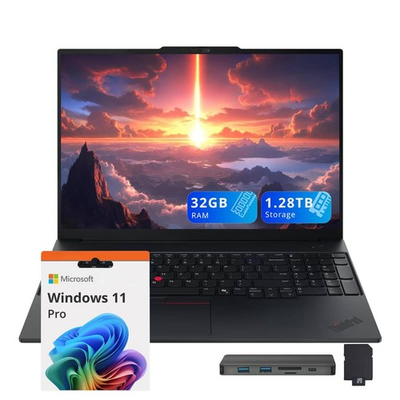 #ad #ad Lenovo ThinkPad E16 Gen 3 16 240H Intel 32GB 1024GB 16quot; Black 1900 x 1200 WUXGA $1978.70