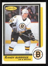 1986-87 O-Pee-Chee #70 Randy Burridge Rookie