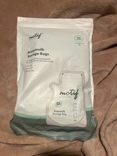 Motif Medical Breastmilk Storage Bags Clear BPA Free 90 Count Pouch