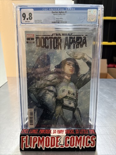 Star Wars Doctor Aphra #1 CGC 9.8 pagine bianche edizione variante