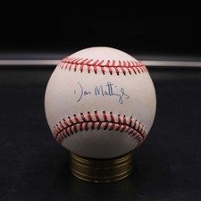 Don Mattingly Signed Rawlings OAL Baseball New York Yankees Autograph ZJ22580