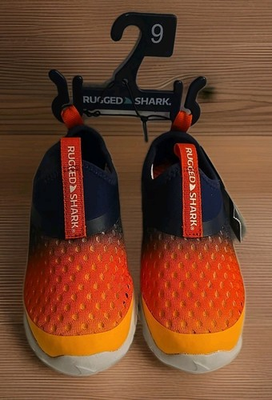 #ad Boys Rugged Shark Water Shoes Size 9 NWT $10.00