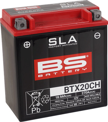 BS Battery BTX20CH AGM Maintenance Free Moto Guzzi 1200 Sport Audace 300766