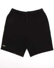 Image of Lacoste Rear Pocket Fleece Shorts Black