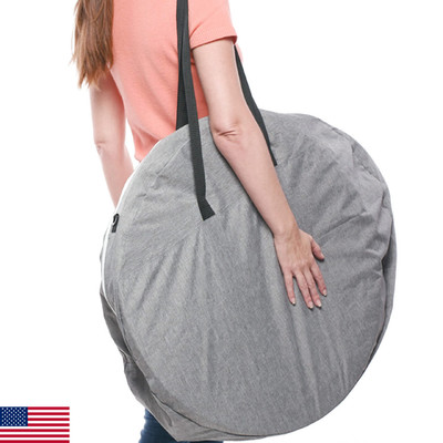 Munchkin Baby Swing Travel Carrying Case with Handles, Grey