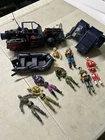 GI Joe Figures 1980s Vintage Lot Cobra Dreadnok Thunder Machine Night Raft Snake