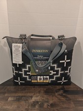 Pendleton Outdoor Packable Travel Blanket 60x72" Black White Geometric NEW UNUSE