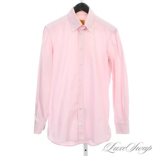 #1 MENSWEAR G. Inglese Made in Italy Rose Pink Oxford Cloth OCBD Dress Shirt NR