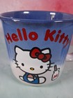 SILVER BUFFALO Hello Kitty Glazed Ceramic Coffee Cup 20oz Paint Pattern Blue Mug — photo 2