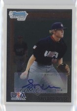 2010 Bowman Draft USA Team Sheldon Neuse #USAA-20 Auto 8d2