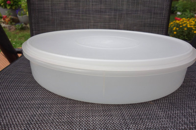 Tupperware * runder Behälter mit Deckel 242-4 * 33x7cm * Vintage * sehr gut