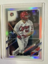 2021 Topps Chrome NPB Refractor Ryuhei Matsuyama Hiroshima Carp #102