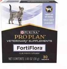 Purina Pro Plan Veterinary CAT Supplements Fortiflora Probiotic 30x1g   (UK