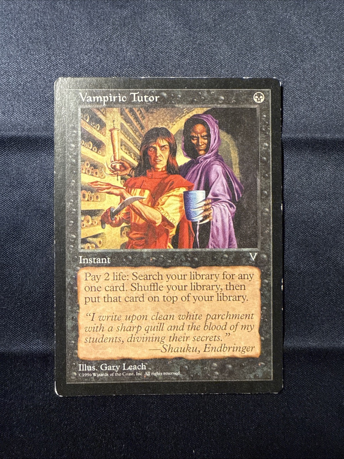 Vampiric Tutor Visions MTG Magic the Gathering LP Condition