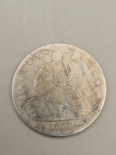 1860-O Seated Liberty Silver Half Dollar 50C - New Orleans Mint