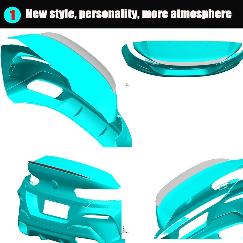 Carbono seco para BMW 8 Series G16 840i M850i F93 M8 porta-malas traseiro spoiler asa lábio EUA - Imagem 3 de 4