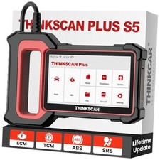 OBD2 Scanner, ThinkScan Plus S5 ABS,SRS,TCM,ECM System CAN Diagnostic Scan