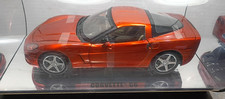 Hot Wheels 1:18 diecast car   Chevy Corvette  C6 In cylinder case Metallic