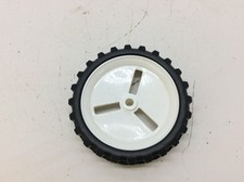 Miscellaneous New Lawnmower Push Mower Front Wheel Plastic White 5 7/8" OEM