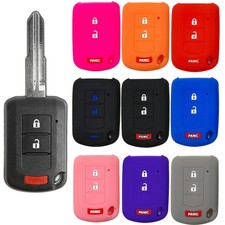 Rubber Remote Key Fob Case Cover For Mitsubishi Outlander Lancer Mirage Oucj166n Rubber Remote Key Fob Case Cover For Mitsubishi Outlander Lancer Mirage Oucj166n