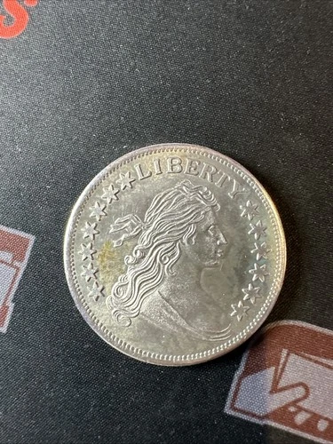 Liberty Draped Bust Design 1 Troy Oz .999 Fine Silver Bullion Round Ounce (C)