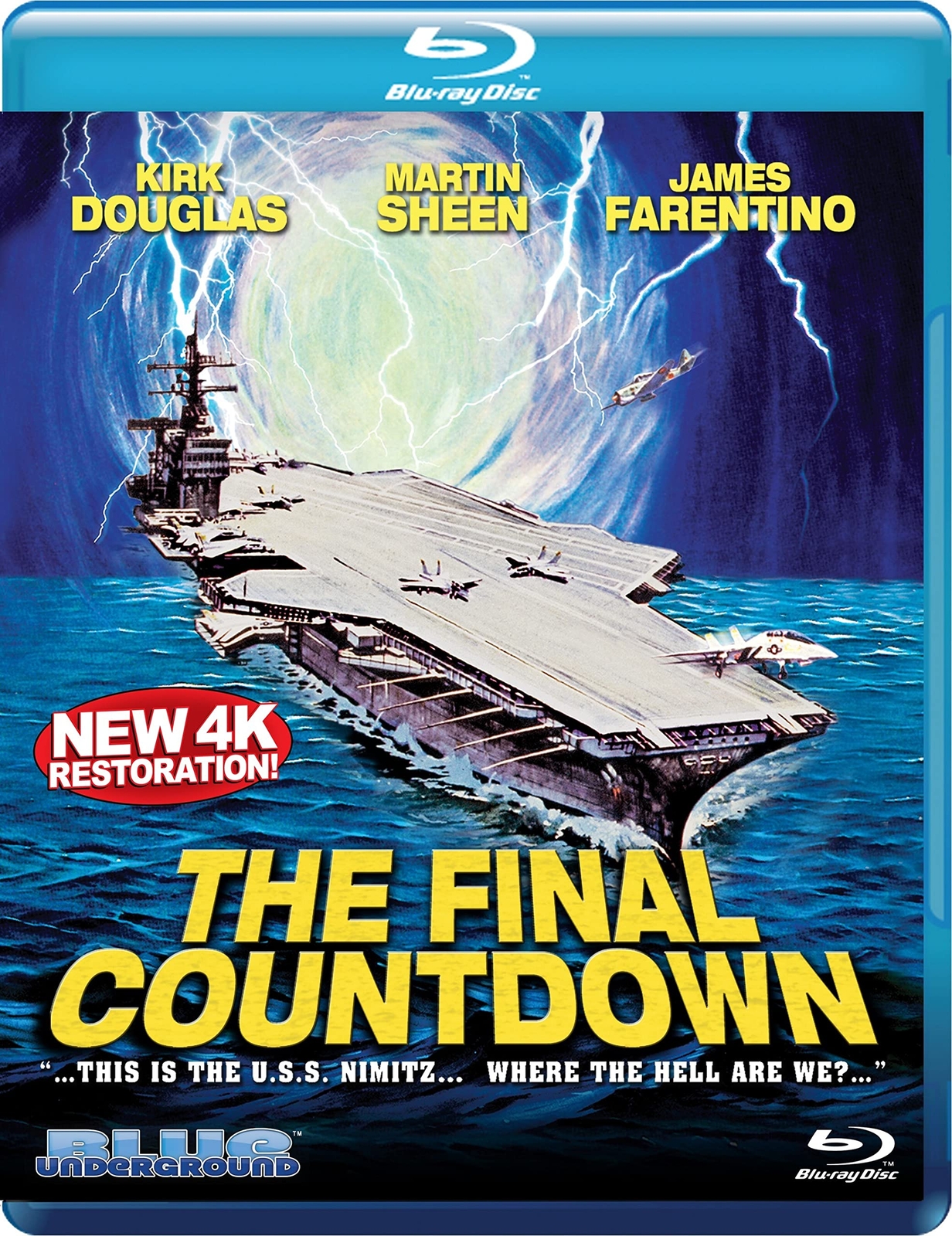 The Final Countdown (Blu-ray) Kirk Douglas Martin Sheen James Farentino