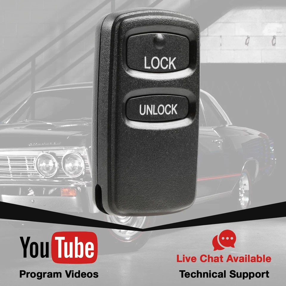 2 Key Fob Remote for 2000 2001 2002 2003 Mitsubishi Montero Sport OUCG8D-522M-A Foto 3 de 4