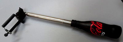 Used Coke Zero Bottle Style Handle Wireless Selfie Stick (Extends Out to 42'')