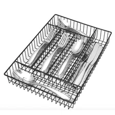 Oneida Landon 42 Piece Flatware Set, Service for 8 + Storage Caddy