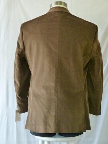Designer Andrew Fezza Dressy Casual Corduroy 2Dual Vent Blazer Jacket~42~NWT$250 - Picture 6 of 12