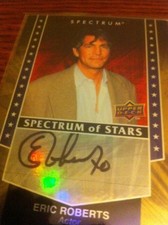 2008 Dr Who Autograph ERIC ROBERTS Card Auto Not Rittenhouse Or Topps THE MASTER