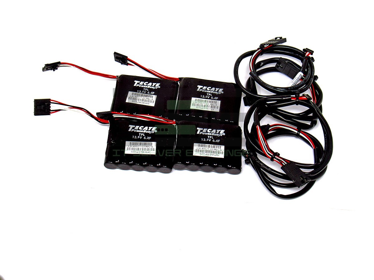 LOT OF 4 LSI 49571-03 TECATE POWERBURST TPL 13.5V 6.4F REV A RAID