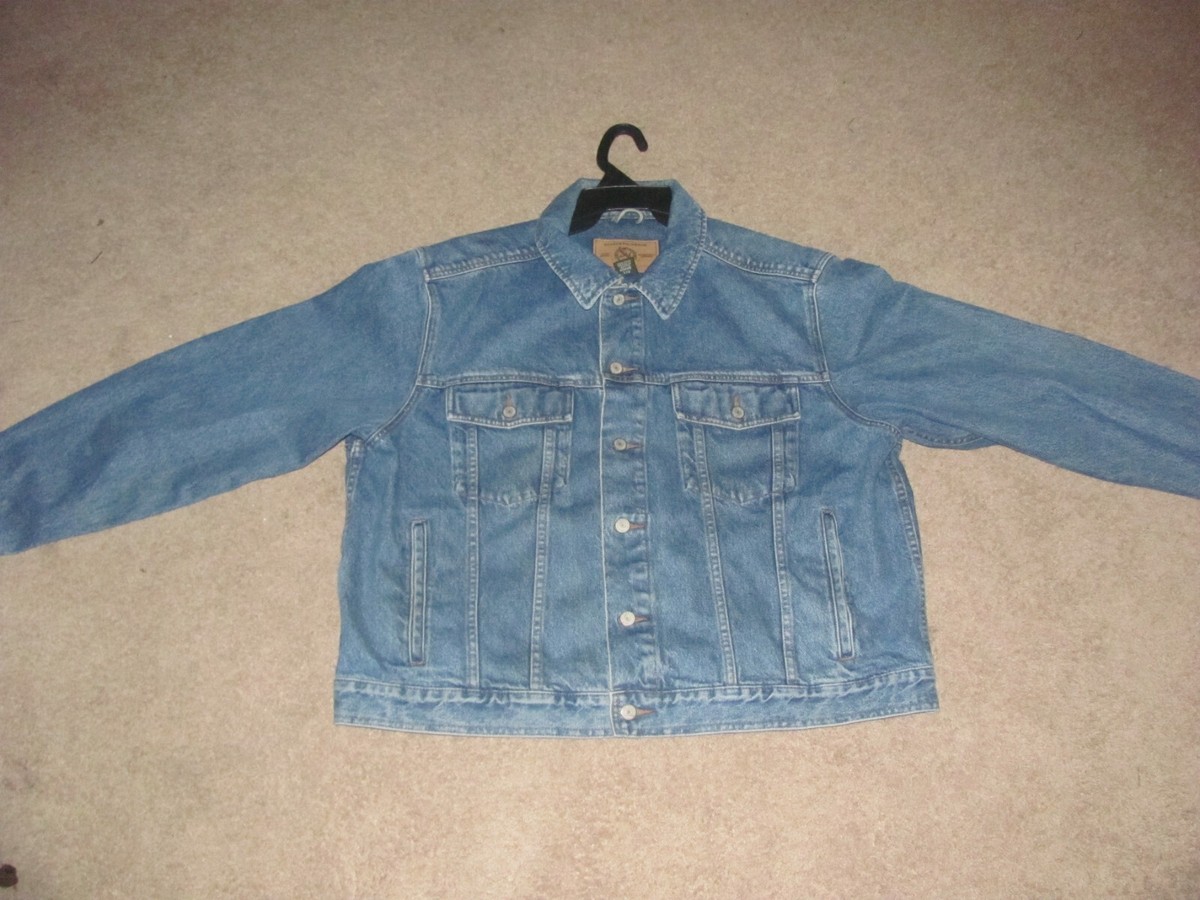 Vintage AUTHENTIC DENIM Eddie Bauer No. 0223 Blue Denim Jacket