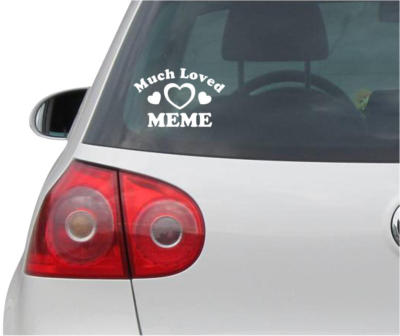 Aufkleber / Autoaufkleber - JDM - Much Loved Meme Decal - 134mmx88mm US02847