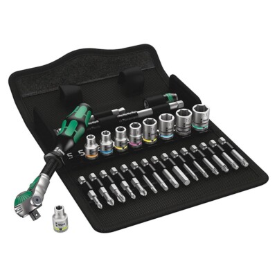 Wera 05 004016 001 8100 Sa 6 Zyklop Metric Speed Ratchet Set 28 Piece 1/4''