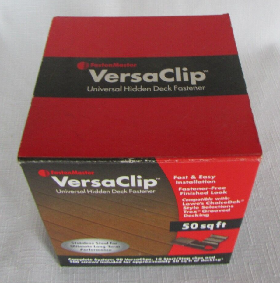 FastenMaster VersaClip Black Self Drilling Clip Deck Hidden Fasteners