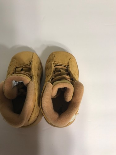 "Nike Air Jordan XIII 2017' Retro edición "Trigo" bebé niño pequeño 4C sin caja de Og - Imagen 8 de 9