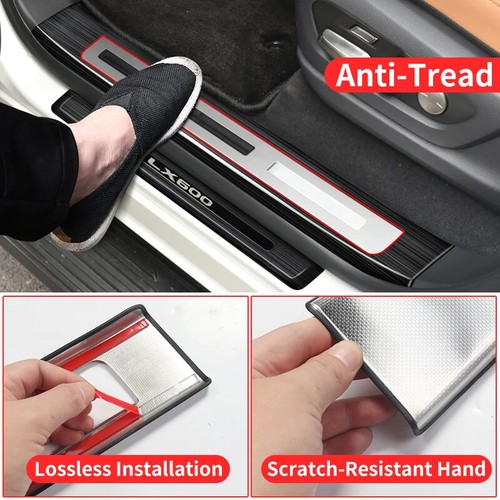 For 2022-2025 Lexus Lx600 LX500d Accessories Stainless Steel Threshold Cover - Picture 5 of 11