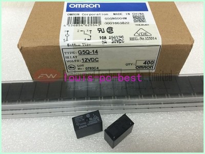 20PCSG5Q-14 12VDC G5Q-14 DC12V General Purpose Relay 5A 12VDC 5 Pins NEW