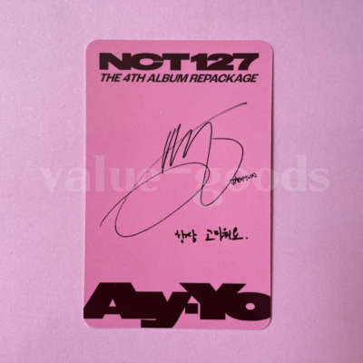 NCT 127 Jaehyun The 4th Album Repackage Ay-Yo A ver. Official