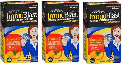 21st Century Multivitamin Immublast Chewable 32 Count X 3 Packs