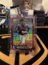 ALDALAY KOLOKIE 2024 BOWMAN CHROME 1ST FUCHSIA SHIMMER REFRACTOR /199 Q0398