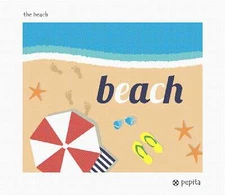 The Beach Needlepoint Kit or Canvas