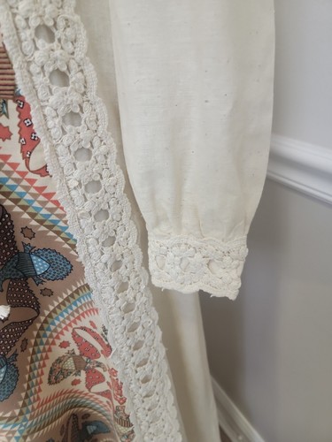 Vintage 69-70 schwarzes Etikett GUNNE SAX von Jessica Renaissance/Hippie Maxikleid - Bild 7 von 21