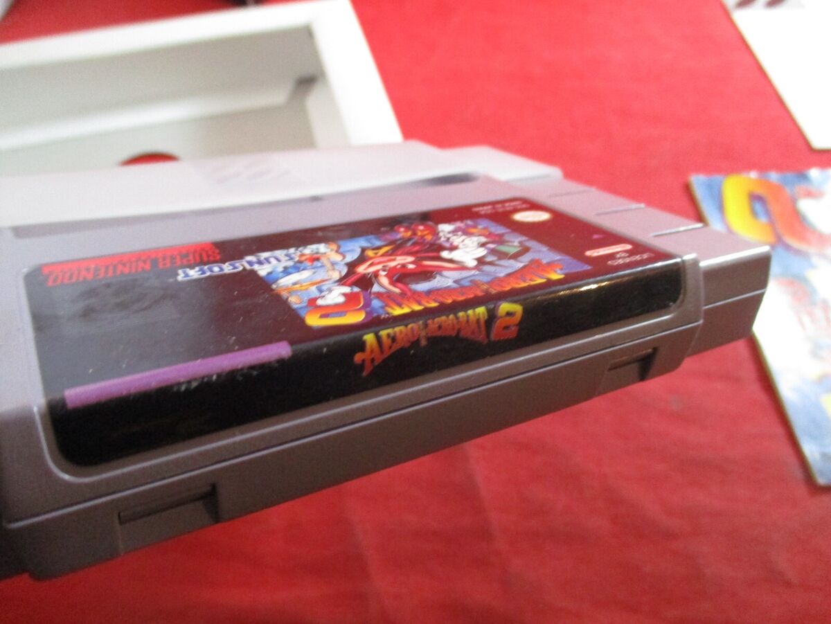 Aero the Acrobat 2 (Super Nintendo SNES) COMPLETE w/ Box Aero the Acrobat 2 (Super Nintendo SNES) COMPLETE w/ Box