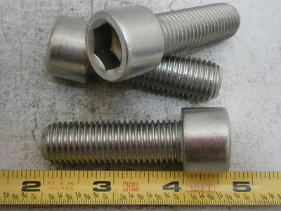Cap Screws M16 x 50mm Long Socket Head DIN 912 Steel Lot of 1 #6025