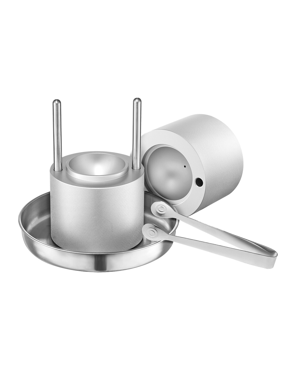 VEVOR Pressa per Cubetti di Ghiaccio 53mm Rotondo da Bar Bevande Cocktail