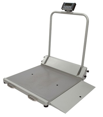 HealthOMeter 2500KL Clinical Digital Wheelchair Ramp Weighing Scale 